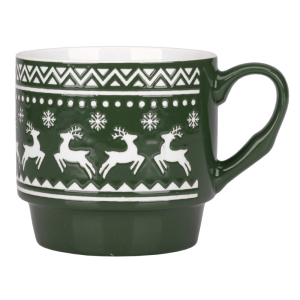 Kubek REINDEER 300ml z porcelany RAVI